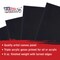 12 X 16 Inch Black Professional Art Canvas Board Panels 6 Pack - 8 Ounce Heavyweight Cotton Acid Free Canvases for Painting Acrylics and Watercolor (1 Case of 6 Single Canvas Painting Panels)